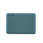 Toshiba Dynabook Canvio Advance 2.5 2 TB Grön extern hårddisk - USB 3.0 - 5400 rpm - 5000 Mbit/s
