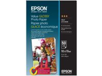 Epson Value - Blank - 100 x 150 mm - 183 g/m² - 50 ark fotopapper - för Epson L382, L386, L486 Expression Home HD XP-15000 Expression Premium XP-900