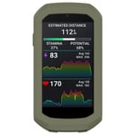 EIDERWOOD Garmin Edge 1050 Silikon Cykel Dator Skal - Mörkgrön