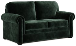 Jay-Be Heritage Velvet 2 Seater Sofa Bed - Dark Green