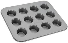 Judge JB14 Non-Stick Mini Cupcake or Muffin Tin with 12 Cups, Dishwasher Safe 2