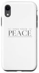 Coque pour iPhone XR Trouvez votre paix intérieure - Yoga & Méditation Zen Design