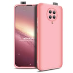 HAOYE Case for Xiaomi Poco F2 Pro 5G, Slim Fit Frosted TPU Silky Matte Finish Rubber Case, Ultra-thin Stylish Soft Silicone Shockproof Cover for Xiaomi Poco F2 Pro 5G, Rose gold
