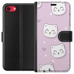 Apple iPhone 16e Plånboksfodral Katt Tapet