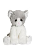 Cat Friends Maja, Grey Toys Soft Toys Stuffed Animals Grey Teddykompaniet