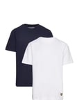 2 Pack Ss Lounge T-Shirt Tops T-shirts Short-sleeved Navy Lyle & Scott Junior