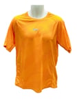 New NIKE RUN Mens DriFit Stay Cool Ventilated Top Shirt Orange M