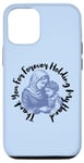 iPhone 12/12 Pro Blue Forever Holding My Hand Mother and Child Connection Case