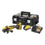 DEWALT Meuleuse d'angle sans fil 18V/5Ah, 125mm