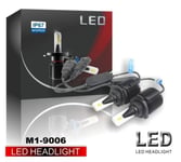 LED-konvertering M1, H8, H9, H11, 20W/lampa, 4000LM, 2-pack