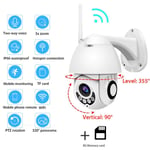 smzzz Security Camera Outdoor Wireless IP 1080P WiFi Large Wide-angle Bi-directional Voice PTZ Operation Monitoring and Notification Waterproof Camera Suitable for Indoor/Outdoor Clear