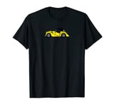 Morgan Yellow 4+4 4/4 English Sportscar Antique Car Roadster T-Shirt