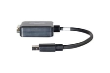 C2G 20cm Mini DisplayPort to DVI Adapter - Thunderbolt to Single Link DVI-D Converter M/F - Black - DisplayPort-kabel - 20 cm