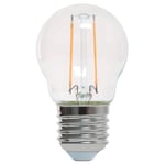 Airam Filament LED E27 2700K 250lm 2,5W Klotlampa Klar