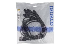 DELTACO DEL-113Q - strömdelare - IEC 60320 C20 till power IEC 60320 C13 - 3 m