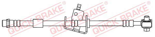 Bromsslang - Opel - Astra, Zafira, Cascada. Chevrolet - Cruze, Orlando