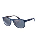Hugo Boss Mens Acetate sunglasses with oval shape 0120S men - Blue - One Size