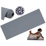 TANCEQI Exercise Mat Non-Slip Durable Workout Mat Yoga Mat Eco-Friendly PVC Fitness Mat Ideal for Yoga, Pilates Floor Workouts(72-Inch X 24.8-Inch X 5MM)