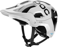 POC Tectal Race SPIN Helmet - Hydrogen White/Uranium Black