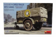 Miniart Trailer Rimorchio - G-518 US Cargo Trailer Ben Hur Military - 1:35 Model