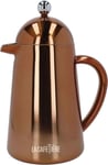 La Cafetière Havana Copper Stainless Steel Double Walled Cafetière, Eight Cup