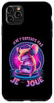 Coque pour iPhone 11 Pro Max rat souris jeux vidéo console Je ne T'entends pas Je Joue