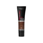 L'Oréal Paris - Fond de Teint Mat Haute Couvrance Waterproof - Longue Tenue - Léger & Matifiant - SPF 25 - Infaillible 32H Matte Cover - Teinte : 380 Sous-Ton Neutre - 30 ml