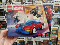 LEGO Marvel Spider-Man Race Car Venom Green Goblin NEW FREEPOST