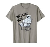 weekend vibes stay and take a break at home with family kids T-Shirt