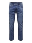 ONLY & SONS Men's Onsweft Reg. M 6755 DNM Jeans Noos Slim fit, Medium Blue (Medium Blue Denim), 30 W/34 L