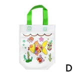 Non Woven Graffiti Bag Childrens Hand Painted Painting Material D 4#marine