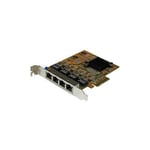 StarTech 4-Port PCI Express Gigabit Network Adapter Card Quad-Port PCIe NIC