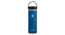 Bouteille hydro flask wide mouth with flex cap 591 ml bleu fonce