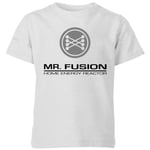 Back To The Future Mr Fusion Kids' T-Shirt - Grey - 3-4 Years