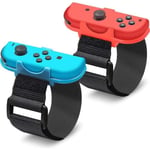 Lot de 2 Bracelets pour Manette Nintendo Switch Game Accessories , Dance Gauche Droite Bracelet Réglable pour N-Switch