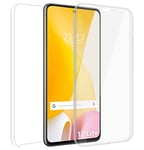 Tumundosmartphone Coque Double Transparente Pc + TPU Full Body 360 pour Xiaomi 12 Lite 5G