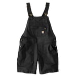 Carhartt Relaxed Fit Canvas Shortall Dam Black XS