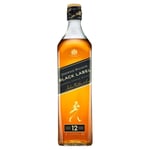 Johnnie Walker Black Label 12 Year Old Blended Scotch Whisky 70cl 40% ABV NEW