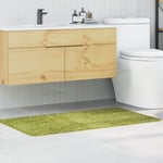 Badrumsmatta Rektangulär Grön 70x120 cm Polypropylen Rutschfri