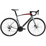 Ridley Bikes Noah Disc Ultegra Carbon Road Bike - 2022 Grey / Red Black S Grey/Red/Black