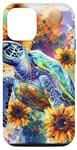 iPhone 14 Pro Turtle Beach Turtles Blue Ocean Design Case