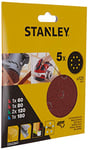 STANLEY sta32047-xj Disque de l'abrasif 5pièce (s) Accessoire pour ponceuse – Accessoires pour abrasif (5 pièce (s))