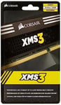Corsair CMX8GX3M2A1333C9 XMS3 8GB (2x4GB) DDR3 1333 Mhz CL9 Mémoire pour ordinateur de bureau performante.