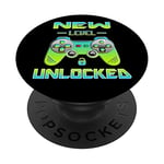 Gamer Pop Socket for Phone PopSockets New Level Gamer PopSockets Swappable PopGrip