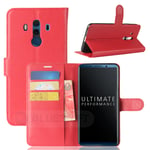 huawei Huawei Mate 10 Pro PU Wallet Case Red
