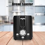 800W Simple Mini Toaster Thick Wide Slot 2 Slices Bread Toaster Breakfast
