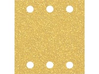 Bosch Tillbehör 2608901654 #####Slippapper För Svängande Slipmaskiner Kornstorlek 40 (L X B) 107 Mm X 115 Mm 50 St