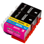 Gilimedia 903XL Ink Cartridges Replacement for HP 903 XL ink Multipack for HP Officejet 6950,HP Officejet 6960,HP 6970,HP Officejet 6970 All-in-one Inkjet Printer (Black Cyan Magenta Yellow 5-Pack)