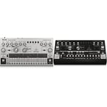 Behringer RHYTHM DESIGNER RD-6-SR Analog Drum Machine & TD-3-BK Analog Bass Line Synthesizer with VCO, VCF, 16-Step Sequencer, Distortion Effects and 16-Voice Poly Chain, Compatible with PC and Mac
