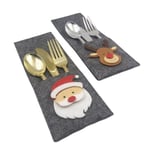 4pcs/set Christmas Knife And Fork Set Gift Bag Kids Gi A2
